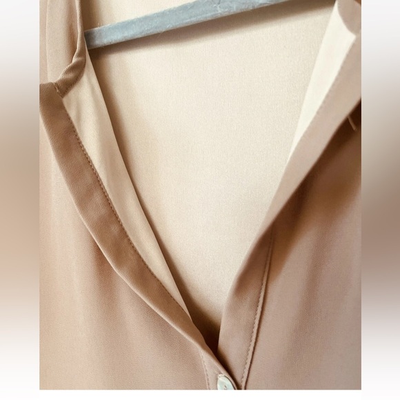 Women’s Tan Flowy Oversized Blouse SizeXS Long Sleeves Bell Show Me Your Mumu - Picture 11 of 14